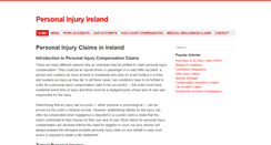 Desktop Screenshot of personal-injury-ireland.com