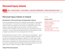 Tablet Screenshot of personal-injury-ireland.com